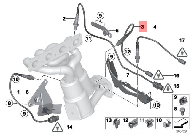 Genuine BMW E81 E82 E84 E87N Lambda Probe Oxygen Sensor ... dpd flow diagram 