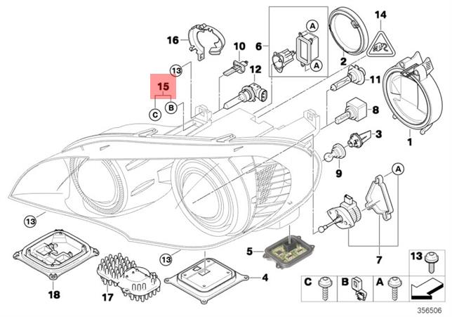 Genuine BMW X5 E70 Headlight Repair Kit OEM 63127195535 | eBay 2000 lexus lx470 wiring diagram 
